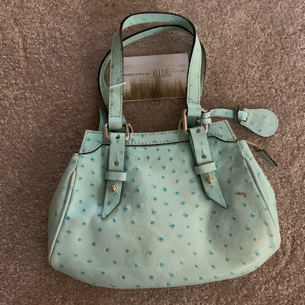 Dooney & Bourke Ostrich Slim Pouch